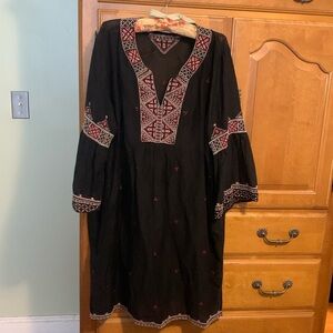 DREAMY Johnny Was Dress♥️♥️♥️🖤🖤🖤 Size XL